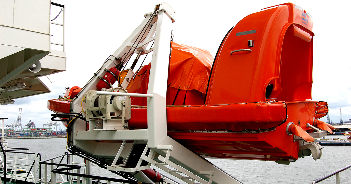 Offshore Rescue boats and davits