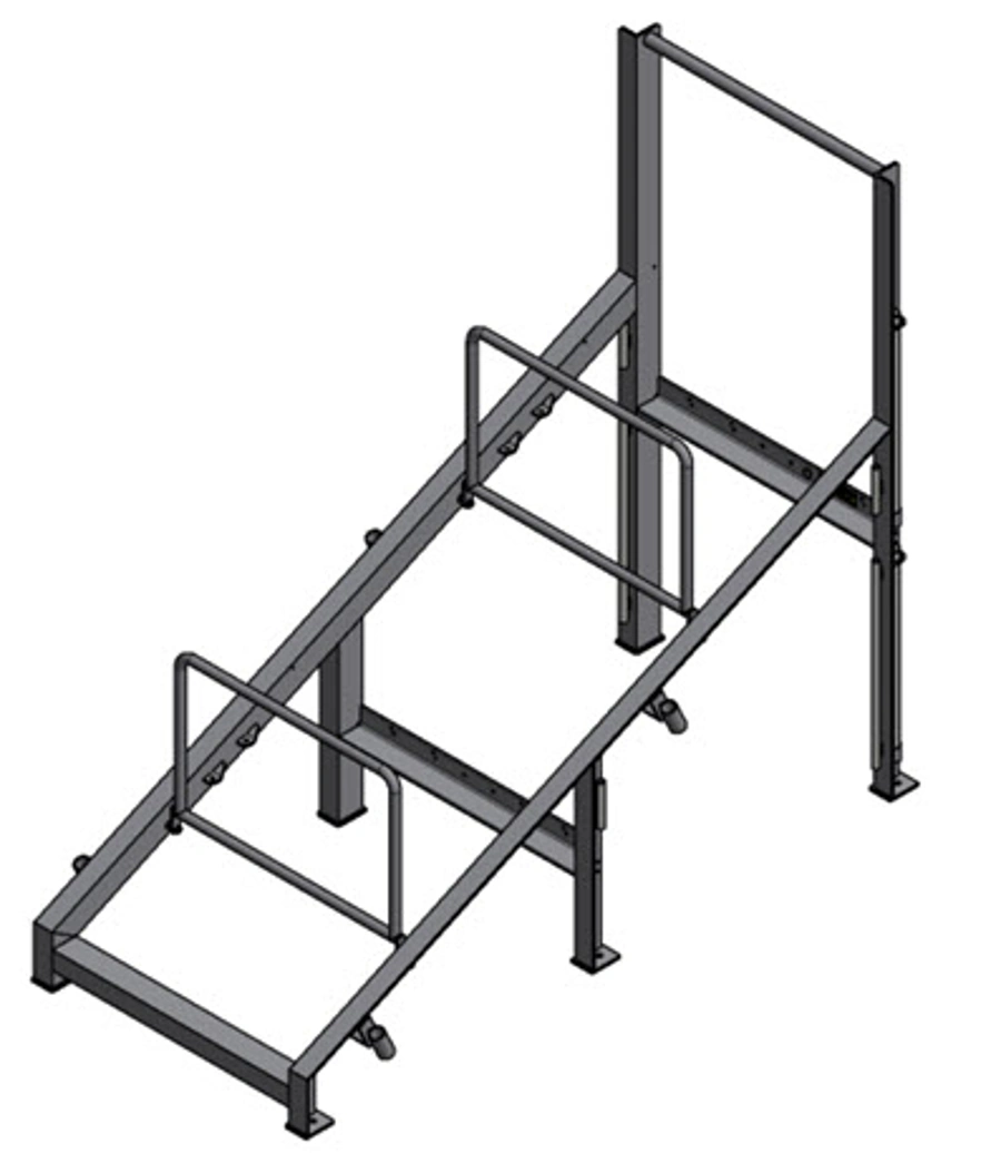 Double sliding rack for 100-150DKS
