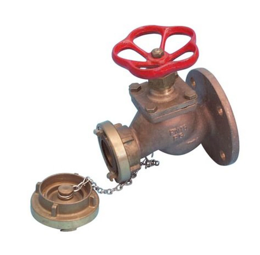 Landing valve - VIKING, DIN 86211, DN50, Straight, in: flang PN16, out ...
