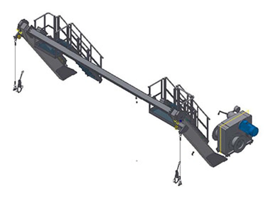 VIKING Norsafe D-140 MKI Cantilever lifeboat davit