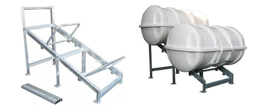Stand Rack For Life Raft Sliding rack - for two liferafts, for 4-25DK+, 12-25DKF+, 12-50DKR & 25 ...
