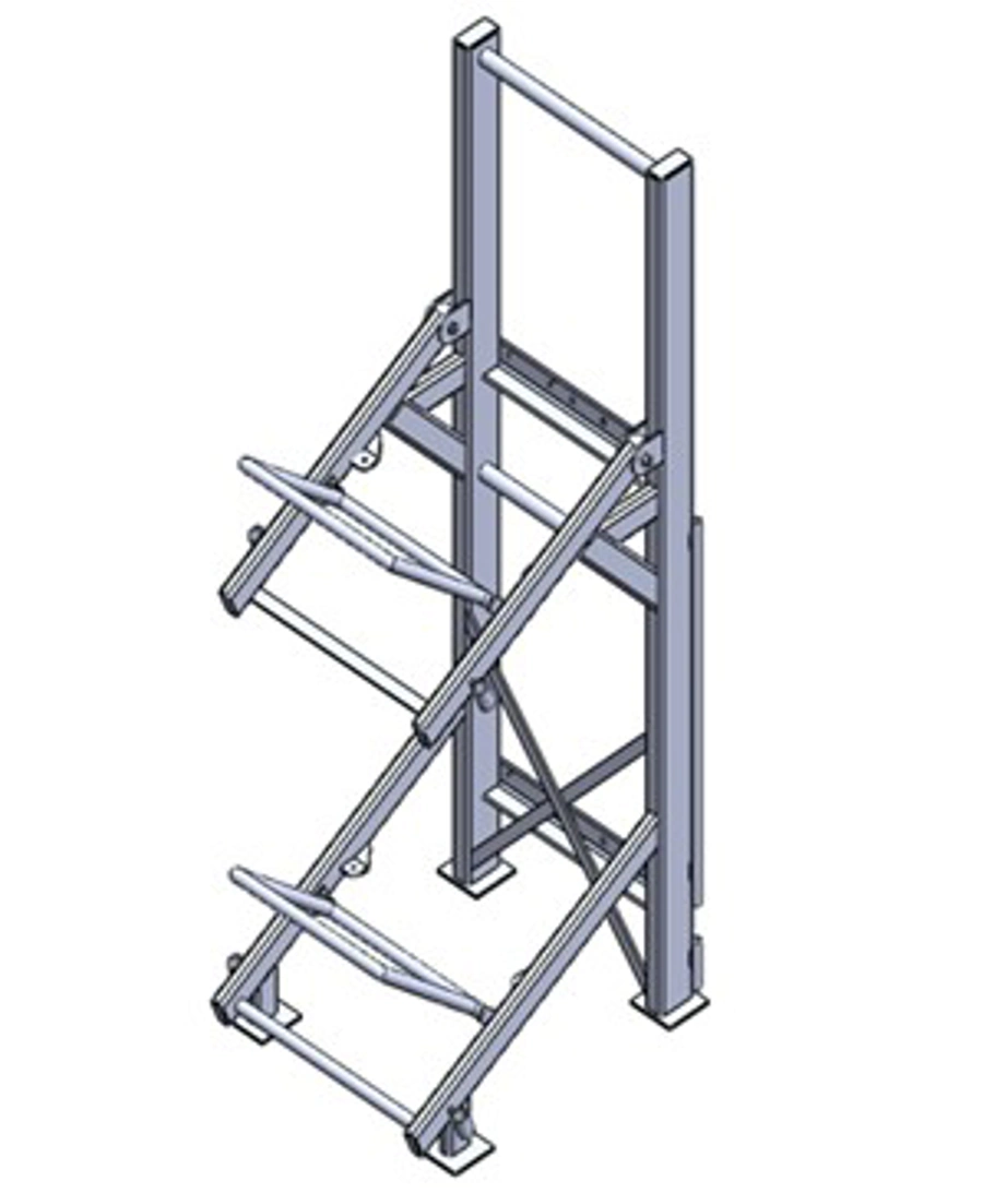 Column rack - for two liferafts, 35DK+, 35DKF+, 25-50DKS, 25-39DKFS ...
