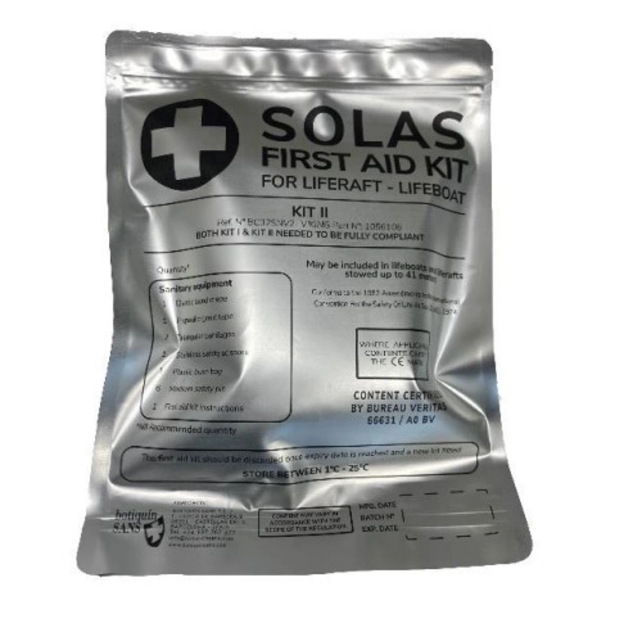 First aid kit, SOLAS kit II (15 years) (equipment only)