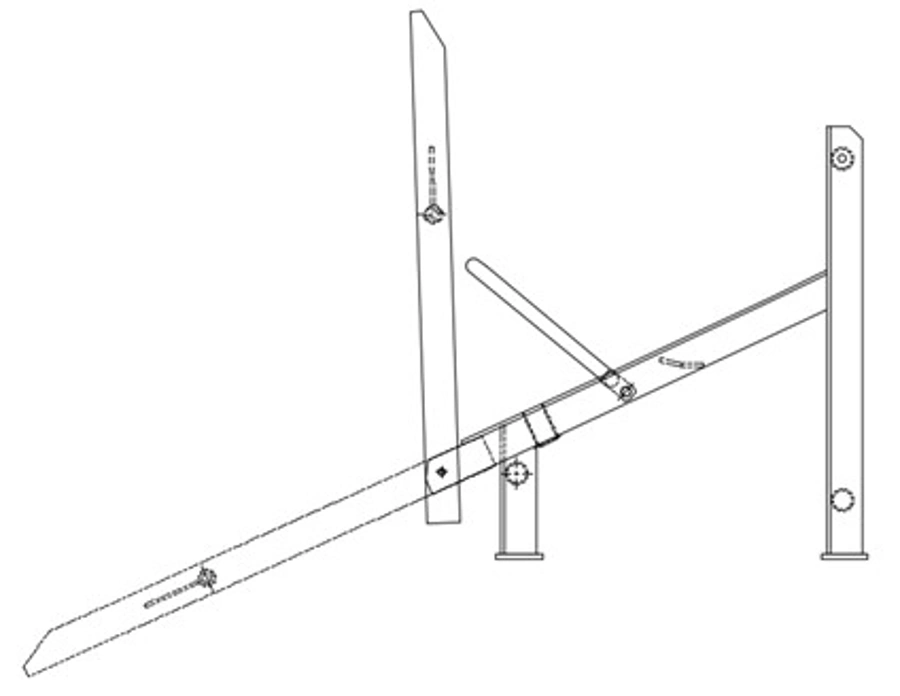 Sliding rack - including lashing for 6-25DK+, galvanized
