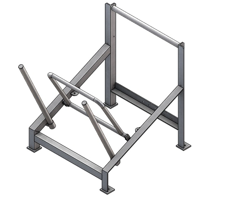 Sliding rack - including lashing for 12-25DKF+, galvanized