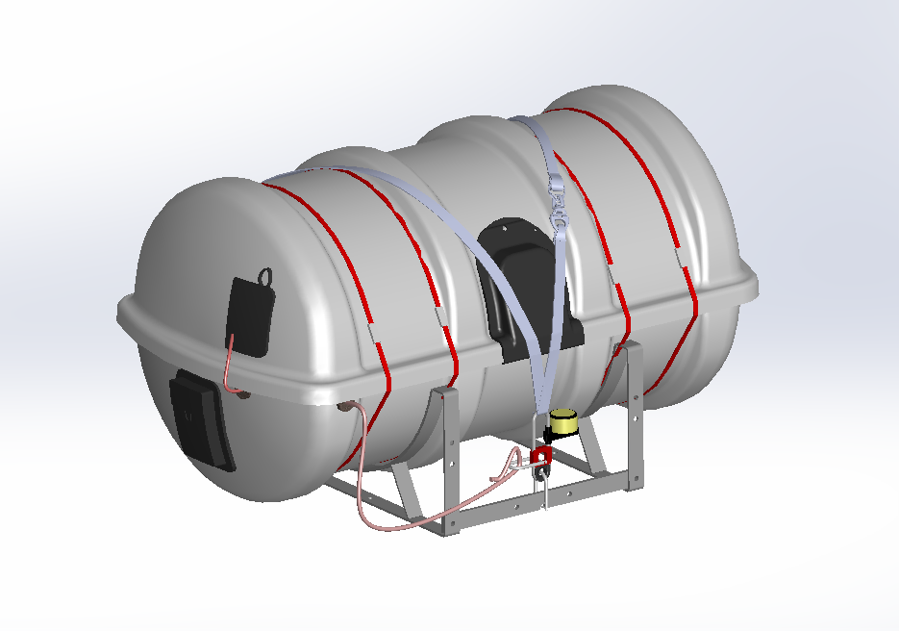 Liferaft - VIKING, 25DKF+, davit launched (25 pers.)