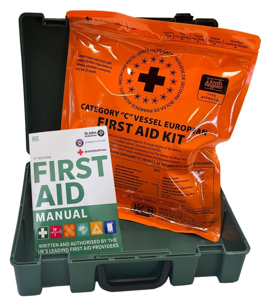 First Aid Container Categories First aid kit, category C, with manual, in hard box